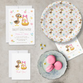 Super Simple | 5 Little Ducks Girl Babydusche Pappteller