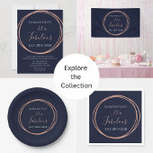 Geburtstagsfeier der Goldenen Navy Rose Einladung