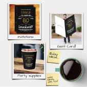 80. Geburtstag Schwarzes Gold Legendary Vintag Puzzle