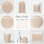 Cielito Lindo Beige Baby Shower Gästebuch