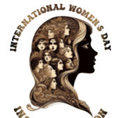 Internationaler Frauentag Inspirier Inklusion Quadratischer Aufkleber