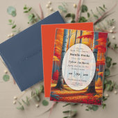 Rustikale BirkenbaumHochzeit im Herbst Save The Date (Personalisieren Sie die Kollektion dieses unabhängigen Creators. Test)