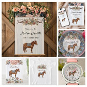 Pony Birthday Geschenkanhänger