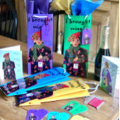 Sassy African American Lady Wein zum Geburtstag Karte