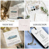 Classic Vintage Car Baby Dusche Pappteller