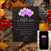 Halloween eine kleine Boo Floral Baby Dusche Pappteller