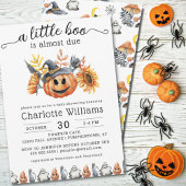 Niedlicher Halloween Pumpkin Little Boo Diaper Raf Begleitkarte