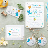 Sesamstraße | Cookie Monster Babydusche Rechteckiger Pappuntersetzer