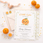 Baby Shower A Little Cutie Button