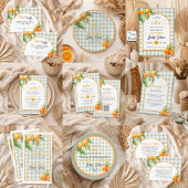 Oranges Bücher und Geschenke Sockelschild