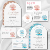 Blue Coastal Chic Seashell