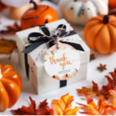 Eine kleine Pumpkin Herbst Babydusche Geschenkanhänger