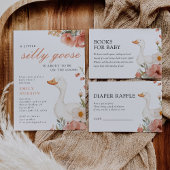 Eine kleine Alberne Gänsehinderdusche Pappteller