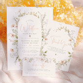 Delikate Wildblume & Boho Bee Budget Babydusche