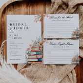 Ein neues Kapitel beginnt das Brautparty Bücher Einladung