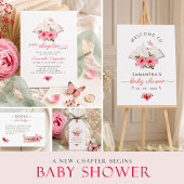 Ein neues Kapitel beginnt Babyparty Pappteller