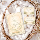 Eine neue Kapitel Botanische Babyparty Serviette