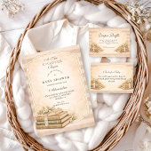 A New Chapter Vintage Books Baby Shower Serviette