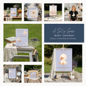 Blue Silly Goose Cards and Gifts Table Sign  Einladung