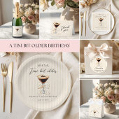 She's a Tini Bit Older Espresso Martini Backdrop Wandteppich