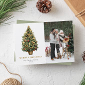 Weihnachtsbaum Hochzeit Weihnachten Runder Aufkleber