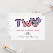 Abby Smiling Face Runder Aufkleber