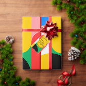 Abstraktes Muster Weihnachts-Party Einladung (Personalisiere diese Kollektion eines unabhängigen Creators.)