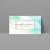 Abstrakt rosa Farbe mit Imitaten Goldstaub Flyer