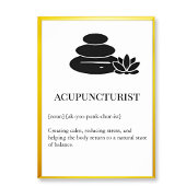Traditional TCM Wall Art for Acupuncturist Poster