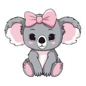 Pink Baby Koala Bear Golf Headcover