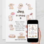 Adlige Welpe Geburtstagsparty Pappteller