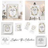 Adventure Begins Boho Baby Shower Pappteller