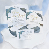 Unter der Sea Boy Baby Dusche Vielen Dank Dankeskarte