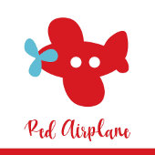 Hintergrund / Banner (blau und rot)