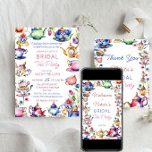 Alice im Wunderland Brautparty Tee Gastgeschenk Runder Aufkleber