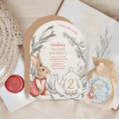 Vintage Alice im Wunderland Tee 2. Geburtstag Einladung