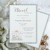 All Aboard the Baby Train Baby Shower Geschenkpapier