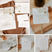 ALYSSA Einzigartiges White Gold Minimalistisch Mod Dankeskarte