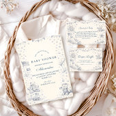 American Boy All American Baby Shower Serviette