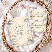 American Boy Red White Blue Baby Shower Serviette