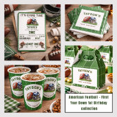 American Football First Year Down 1. Geburtstag Partyhütchen