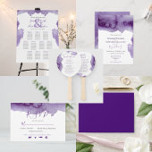 Moderne Violett Wasserfarbenlackierung