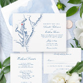 Annapolis MD Chesapeake Bay Map Elegant Marine All In One Einladung