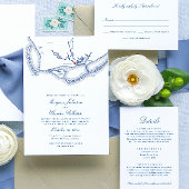 Apalachicola FL Map Elegant Navy Wedding Einladung