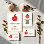Der Apfel unserer Augenbabydusche Acrylschild