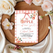 Apfel-Gingham-Windel-Raffa-Tickets Begleitkarte