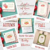 Apfel unseres Augenherbst-Whimsikgeschlechts neutr Einladung