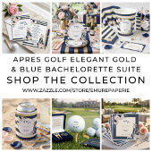 Personalisiertes Après-Golf-Junggesellinnen-Wochen Pappbecher