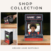 Arcade Game Foto Bridge Retro Serviette