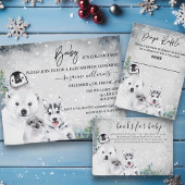 Baby Es ist kalt draußen Arktis Tierdusche Winter Geschenkanhänger